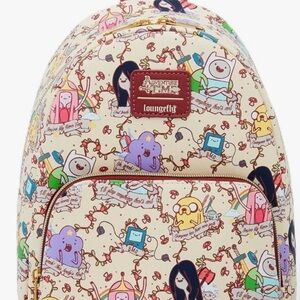 Loungefly Adventure Time Kids Backpack - Cream and Multicolor